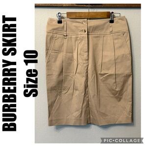Burberry Tan Skirt size 10